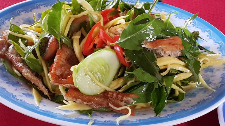 Ẩm thực Gỏi sầu đâu với hương vị đặc trưng đậm chất miền Tây (ảnh sưu tầm)